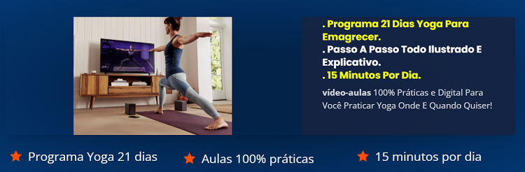 Programa Yoga 30+ (21 Dias para Emagrecer) - Resenha
